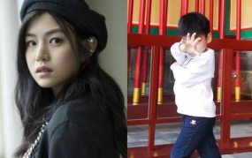陈妍希送儿子上学,温馨送子上幼儿园