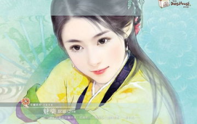 小说美女图,青水逆天改命的奇幻之旅